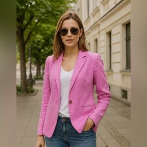 Ann Taylor Women's Pink Blazer 0